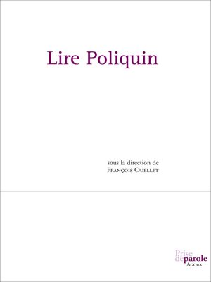 cover image of Lire Poliquin